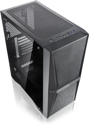 Raijintek Silenos MS, schwarz, Glasfenster