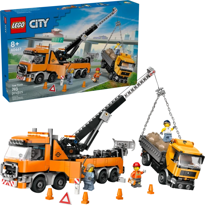 LEGO City - Schwerlast-Abschleppwagen mit Kran