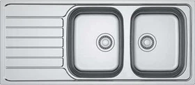 Franke Spark SKX 621 Einbau Doppelspüle reversibel edelstahl