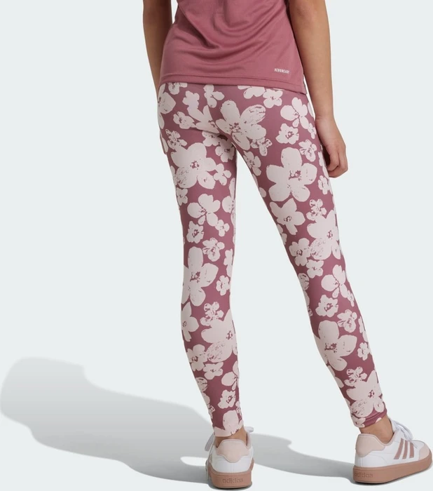 adidas Train Essentials Seasonal Printed High Waisted Hose 7/8 pink/sandy pink (Junior)