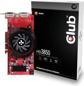 Club 3D Radeon HD 3850, 512MB DDR3, 2x DVI, TV-out