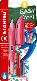 STABILO EASYbirdy 3D Wildlife Special Edition rosa, linke Hand, mittel, Blister