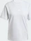 adidas Essentials 3-Streifen Cotton T-Shirt kurzarm light grey heather/white (Damen) Vorschaubild