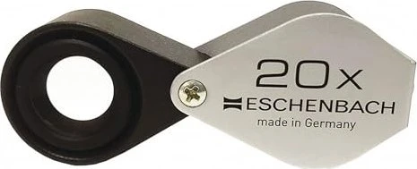 Eschenbach Einschlaglupe 20x 17mm silber/schwarz