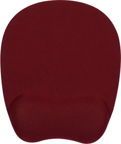 Powerton ERGO CALMA Mauspad mit Handauflage, 235x195mm, rot