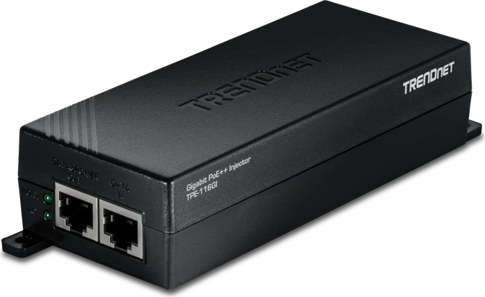 TRENDnet Wallmount Gigabit PoE-Injektor, 2x RJ-45, 60W PoE++