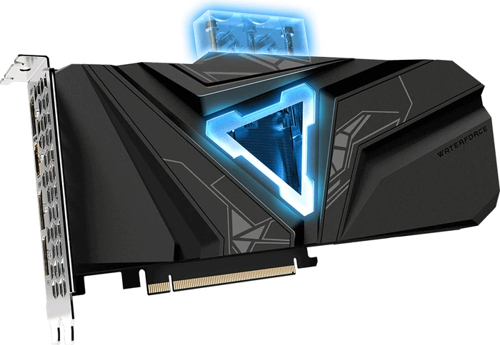GIGABYTE GeForce RTX 2080 SUPER Gaming OC Waterforce WB 8G, 8GB GDDR6, HDMI, 3x DP