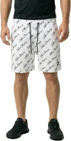 Urban Classics Pattern Badeshorts white script logo (Herren)