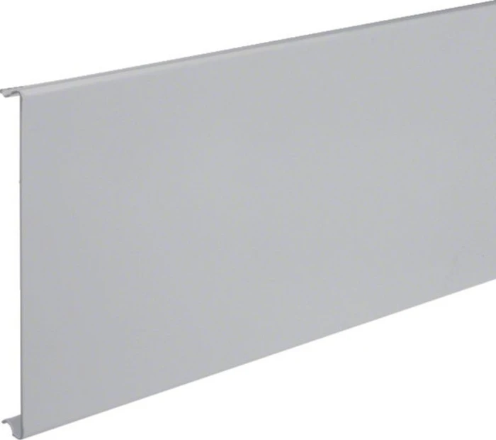 Hager Brüstungskanal-Oberteil zu BRS Breite 120mm aus Stahlblech in lichtgrau