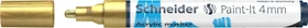 Schneider Paint-It 320 4mm Acrylmarker gold