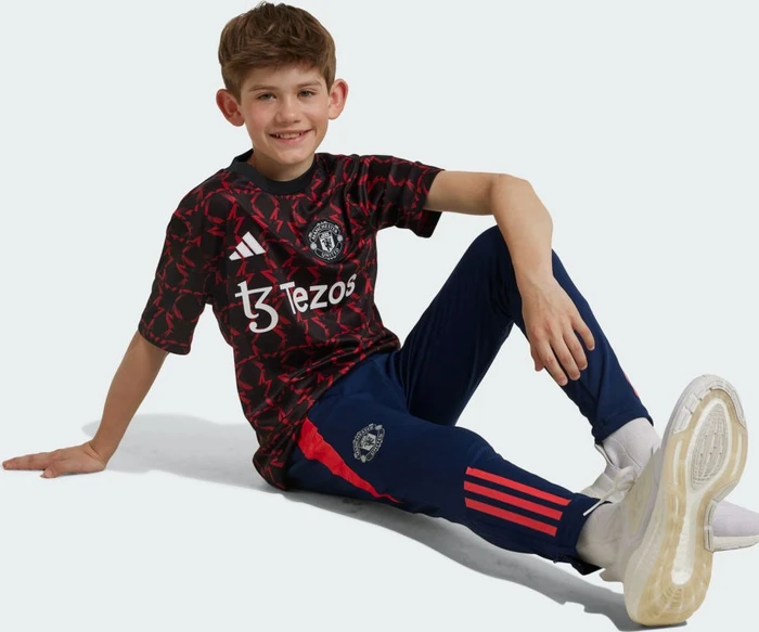 adidas Manchester United Pre-Match Trikot kurzarm black/mufc red (Junior)
