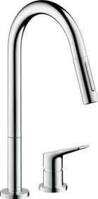 Hansgrohe Axor Citterio M 2-Loch 220 mit Ausziehbrause chrom