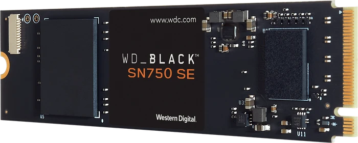 Western Digital WD_BLACK SN750 SE NVMe SSD 500GB, M.2 2280 / M-Key / PCIe 4.0 x4