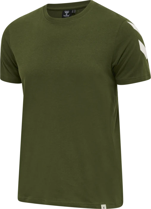 hummel Legacy Chevron T-Shirt kurzarm rifle green