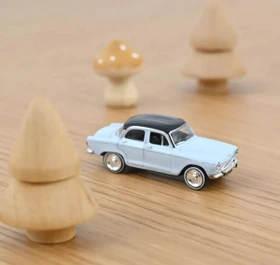 Norev Simca Aronde 1962 Princess grau und schwarzes Dach