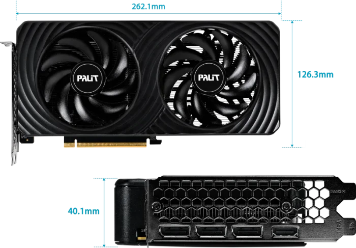 Palit GeForce RTX 5050 Dual, 8GB GDDR6, HDMI, 3x DP