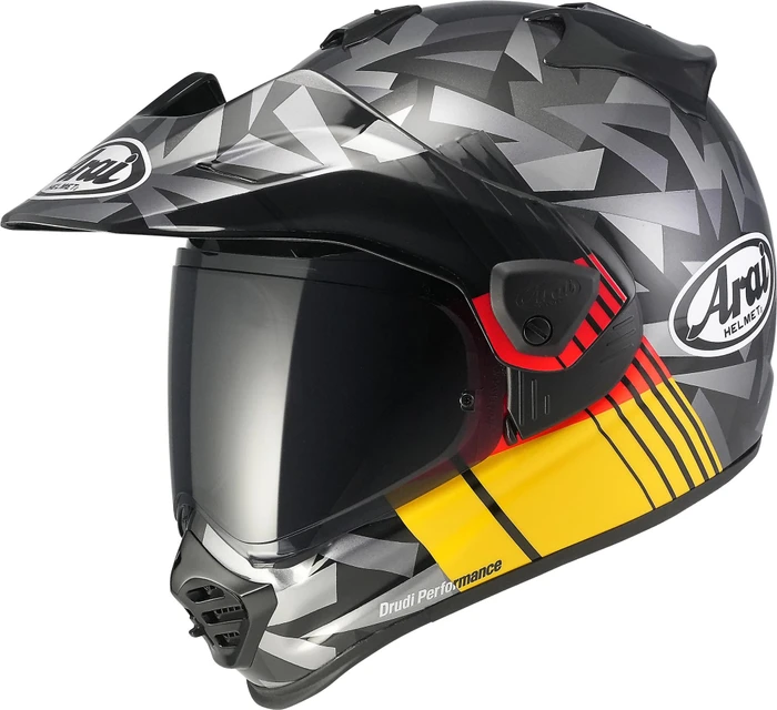 Arai Tour-X5 Nation "DE" matt grau/schwarz/rot/gelb