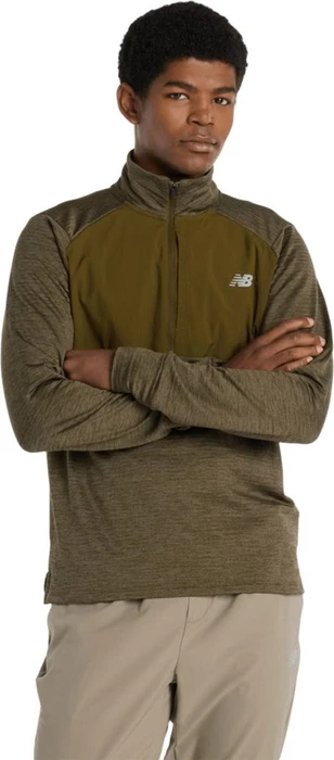 New Balance Athletics Heat Grid 1/2 Zip Shirt langarm (Herren)