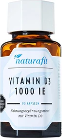 naturafit Vitamin D3 1000 IE Kapseln, 90 Stück