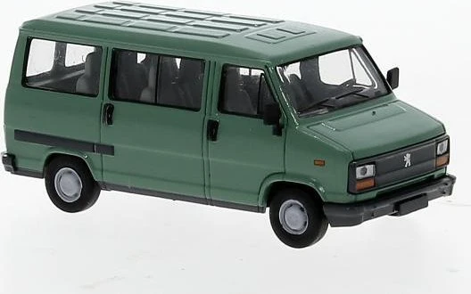 Brekina Peugeot J5 Bus grün 1982