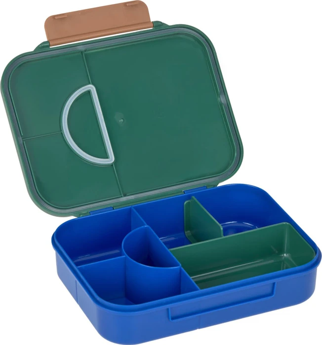 Lässig Bento Brotdose Little Gang Regenbogen grün