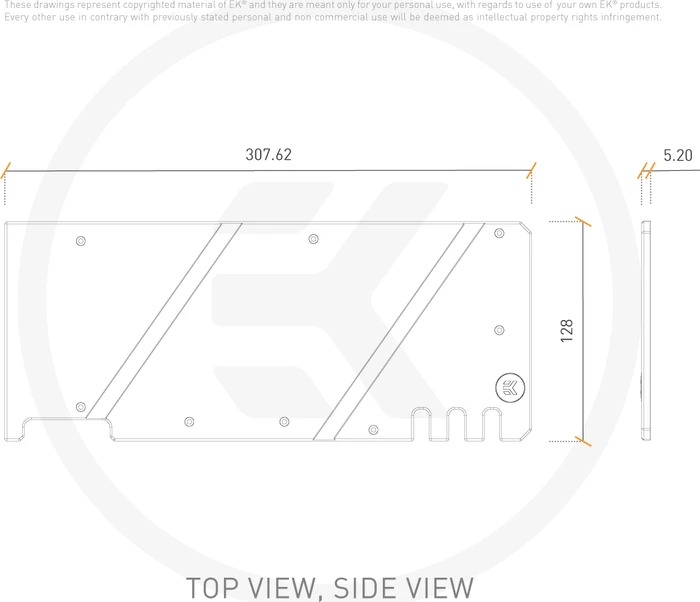 EK Water Blocks Quantum Line EK-Quantum Vector Trio RTX 3080/3090 Backplate schwarz