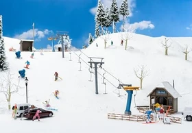 Faller Schlepplift mit Kiosk