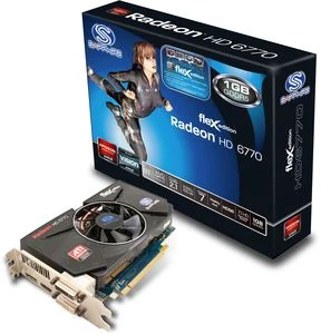Sapphire Radeon HD 6770 FleX, 1GB GDDR5, 2x DVI, HDMI, DP, lite retail
