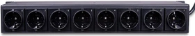 Lindy 73025, 8-fach, 2m, schwarz