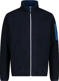 CMP Fleece Jacquard Knit Tech Rautenmuster Jacke petrol (Herren)