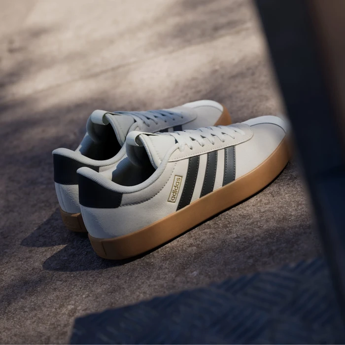 adidas VL Court 3.0 off white/grey six/gold metallic (Damen)