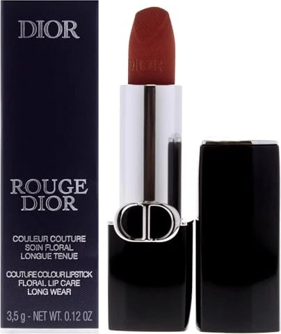Christian Dior Rouge Dior Velvet Finish Lippenstift nachfüllbar N°100 nude look, 3.5g