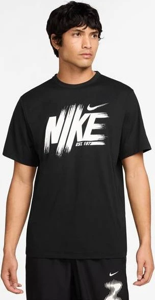 Nike Hyverse Dri-FIT UV Funktionsshirt kurzarm schwarz/weiß (Herren)