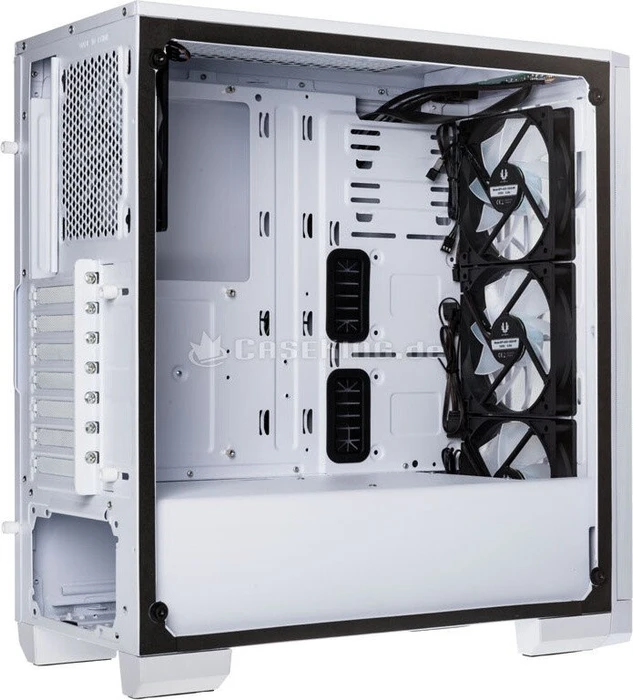 BitFenix Nova Mesh TG 4ARGB, weiß, Glasfenster