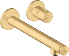 Hansgrohe Axor Uno Unterputz für Wandmontage Select mit Auslauf 221mm brushed gold optic