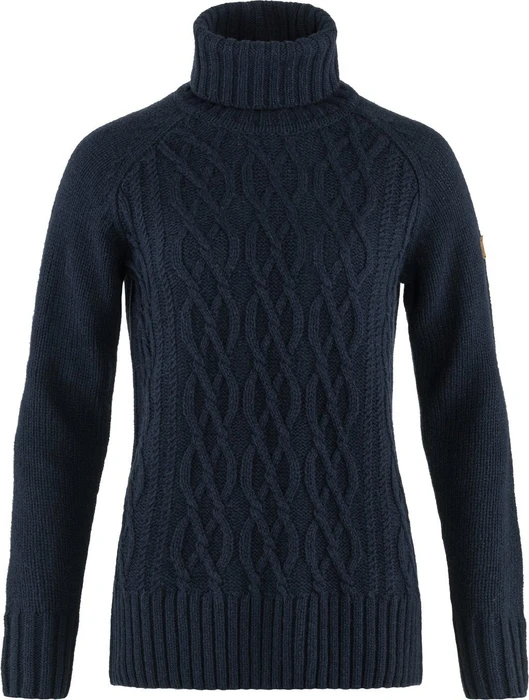Fjällräven Övik Cable Roller Neck Strickpullover (Damen)
