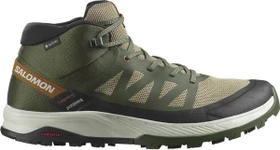 Salomon Outrise Mid GTX olive night/rainy day/sugar almond (Herren)