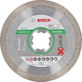 Bosch Professional X-LOCK Standard for Ceramic Diamanttrennscheibe, 110x1.6x22.23mm, 1 Stück
