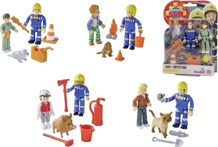 Simba Toys Feuerwehrmann Sam - Doppelpack V (verschiedene Ausführungen)