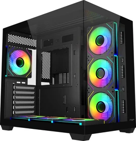 FSP M341 Black, Glasfenster (M341-BA / POC0000339)