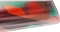 Cherry Xtrfy WR5 Litus Red Compact Wrist Rest, transparent/grau/grün/rot Vorschaubild