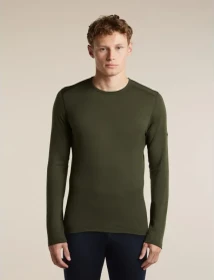 Icebreaker 260 Tech Crewe Funktionsshirt langarm dk loden (Herren)