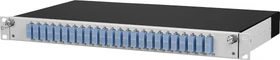 Metz Connect OpDAT slide R splice LWL-Patchpanel SC-D Kupplungen, OS2, 24-Port, 1HE, 1HE