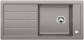Blanco Mevit XL 6 S Einbau Becken reversibel mit Ablauffernbedienung alumetallic