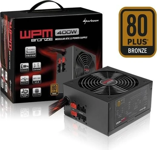 Sharkoon WPM400 Bronze 400W, ATX 2.3
