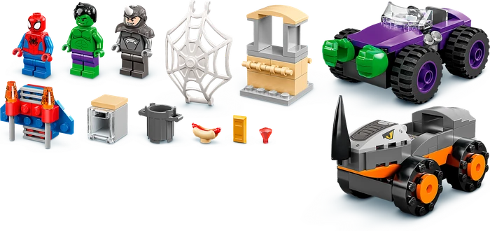 LEGO Juniors - Spider-Man: Hulks und Rhinos Truck-Duell