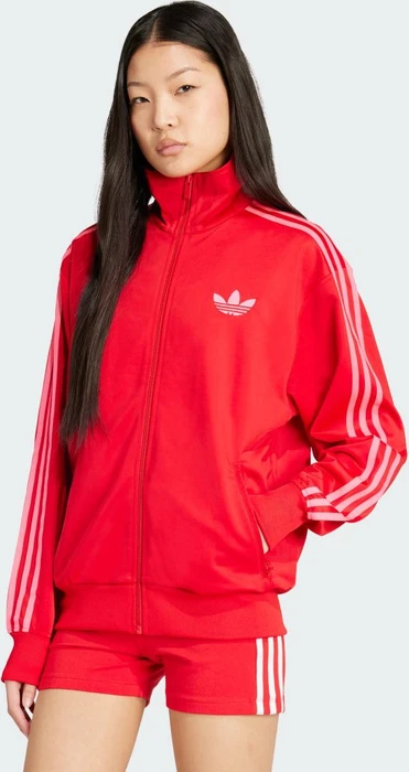 adidas Adicolor Classics Loose Firebird Originals Trainingsjacke better scarlet/lucid pink (Damen)