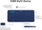 Logitech K380 Multi-Device Keyboard blau, Bluetooth, IT Vorschaubild