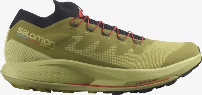 Salomon Pulsar Trail Pro leek green/green moss/black (Herren)