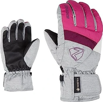 Ziener Leif GTX Skihandschuhe pop pink/light melange (Junior)